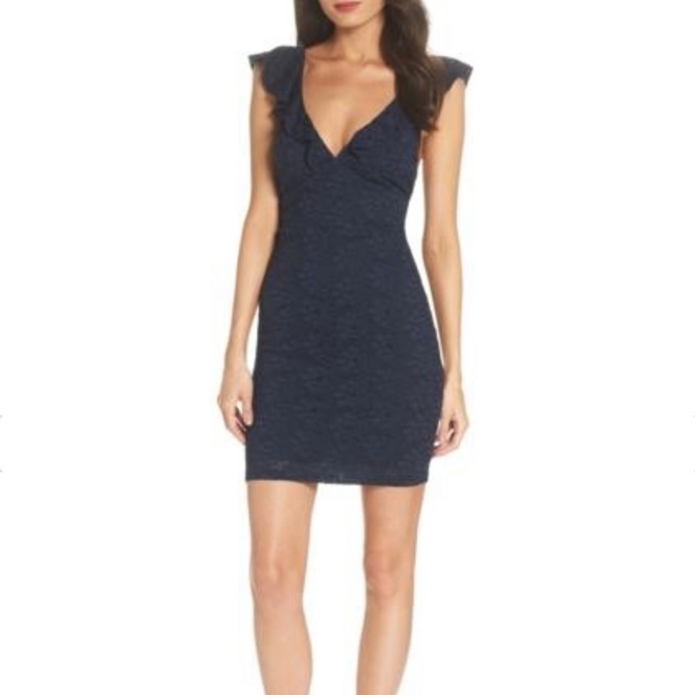 Navy blue lace Lulu’s dress